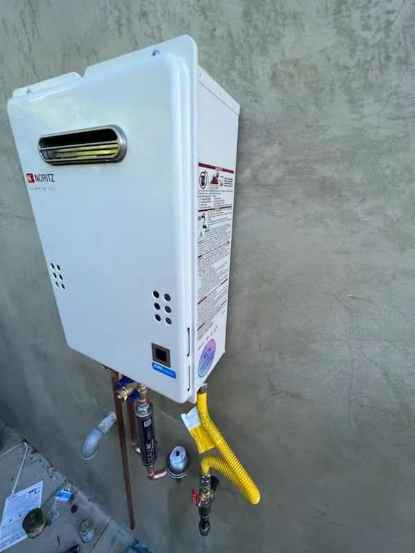 Tankless water heater installation for Hope homes